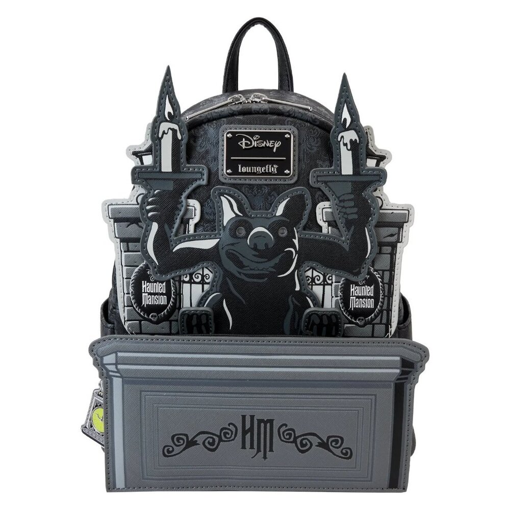 Loungefly Disney Haunted Mansion Gargoyle Wallpaper Mini Backpack